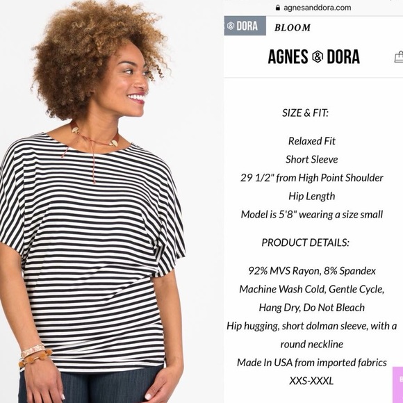 •SM added •Agnes & Dora Short Sleeve Dolman - Picture 8 of 8